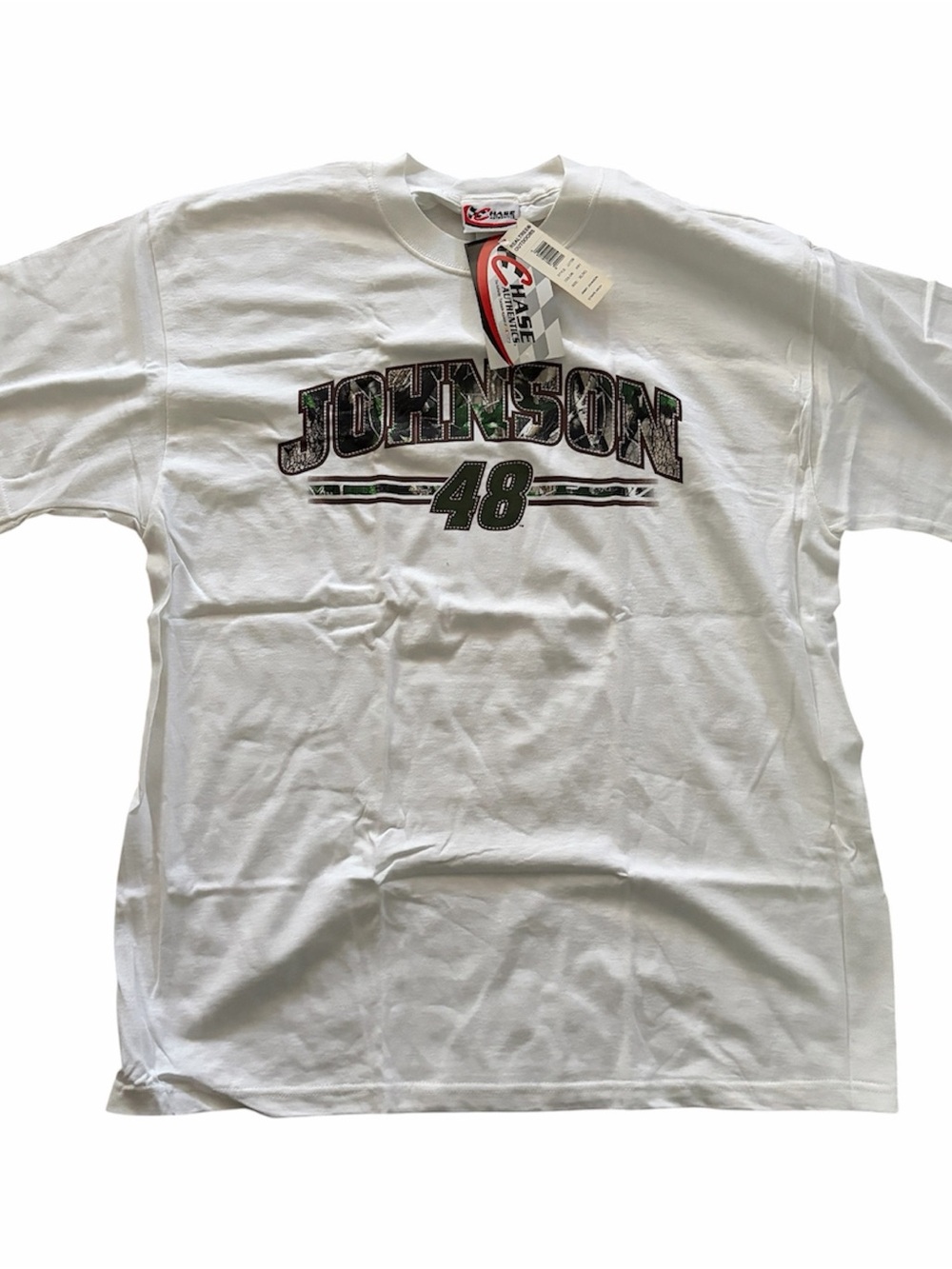 Jimmy Johnson 48 Chase Authentics Shirt Men’s XL Camo Camouflage Real Tree